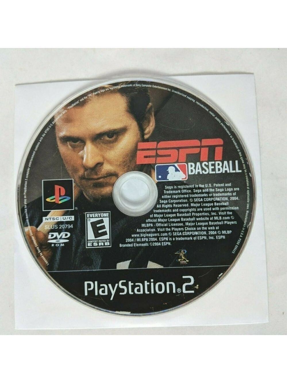 ESPN Major League Baseball Sony PlayStation 2